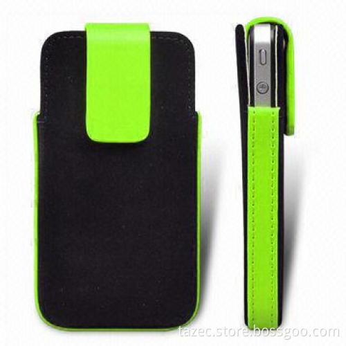 Mobile Phone Cases, Made of PU or Leather Material, Ideal for iPhone 4